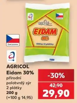 Kaufland AGRICOL Eidam 30% nabídka