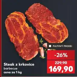 Kaufland Steak z krkovice nabídka