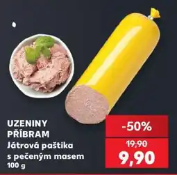 Kaufland UZENINY PŘÍBRAM Játrová paštika s pečeným masem 100 g nabídka