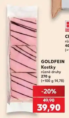 Kaufland GOLDFEIN Kostky nabídka