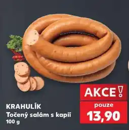Kaufland KRAHULÍK Točený salám s kapií nabídka
