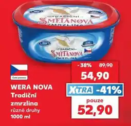 Kaufland WERA NOVA Tradiční zmrzlina nabídka