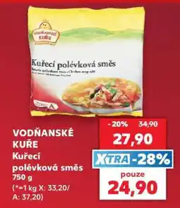 Kaufland VODŇANSKÉ KUŘE Kuřecí polévková směs nabídka