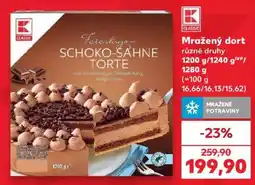Kaufland Mražený dort nabídka