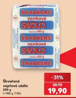 Kaufland Škvařené vepřové sádlo nabídka