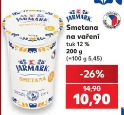 Kaufland JARMARK Smetana na vaření nabídka