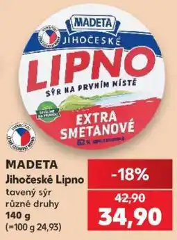 Kaufland MADETA Jihočeské Lipno nabídka