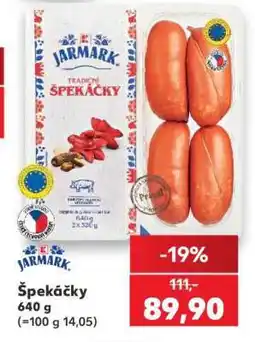 Kaufland Jarmark Špekáčky nabídka