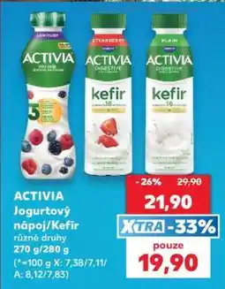 Kaufland Activia Jogurtový nápoj/Kefír nabídka