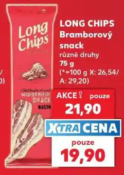 Kaufland LONG CHIPS Bramborový snack nabídka