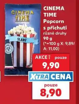 Kaufland CINEMA TIME Popcorn s příchutí nabídka