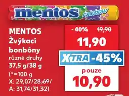Kaufland Mentos žvýkací bonbony nabídka