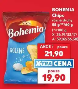 Kaufland Bohemia chips nabídka