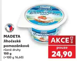 Kaufland MADETA Jihočeské pomazánkové nabídka
