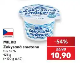 Kaufland MILKO Zakysaná smetana nabídka