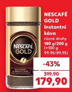Kaufland Nescafé Gold Instantní káva nabídka