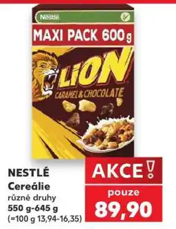 Kaufland Nestlé cereálie nabídka