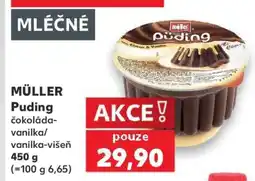 Kaufland Müller püding nabídka