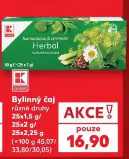 Kaufland Bylinný čaj nabídka