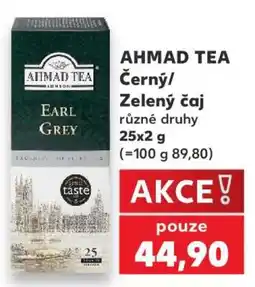Kaufland AHMAD TEA Černý / Zelený čaj nabídka