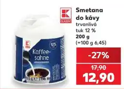 Kaufland Smetana do kávy nabídka