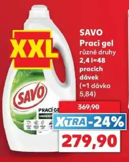 Kaufland Savo Prací gel nabídka