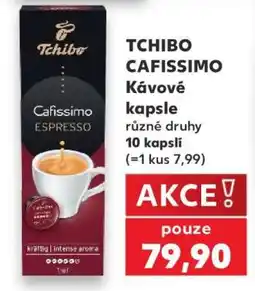 Kaufland Tchibo Cafissimo Kávové kapsle nabídka