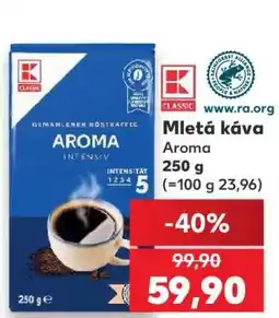 Kaufland Mletá káva Aroma nabídka