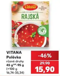 Kaufland Vitana Polévka nabídka