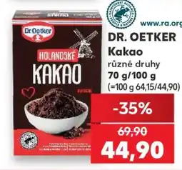 Kaufland Dr. Oetker Kakao nabídka