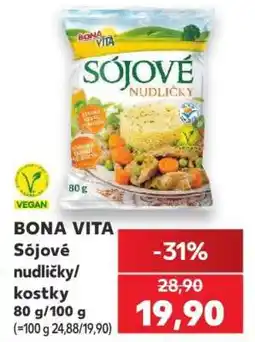 Kaufland BONA VITA Sójové nudličky/kostky nabídka