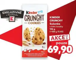 Kaufland KINDER CRUNCHY Sušenka nabídka