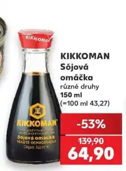 Kaufland Kikkoman sójová omáčka nabídka