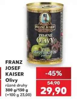 Kaufland FRANZ JOSEF KAISER OLIVY nabídka