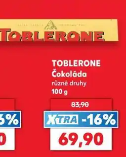 Kaufland Toblerone čokoláda nabídka