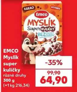 Kaufland EMCO Myslík Super Kuličky nabídka