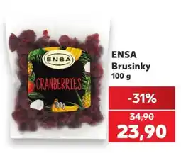 Kaufland ENSA Brusinky nabídka