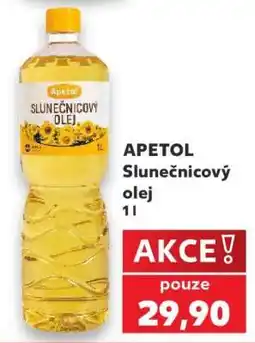 Kaufland APETOL Slunečnicový olej 1l nabídka
