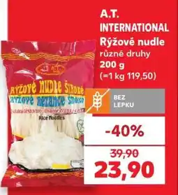 Kaufland A.T. INTERNATIONAL Rýžové nudle nabídka