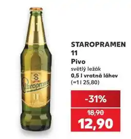 Kaufland Staropramen 11 nabídka