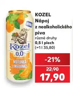 Kaufland KOZEL Nápoj z nealkoholického piva nabídka