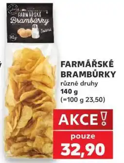 Kaufland Farmářské brambůrky nabídka