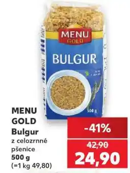 Kaufland Menu Gold bulgur nabídka