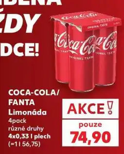 Kaufland COCA-COLA/FANTA Limonáda nabídka