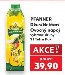 Kaufland PFANNER Džus/Nektar/Ovocný nápoj nabídka