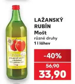 Kaufland LAŽANSKÝ RUBÍN Mošt nabídka