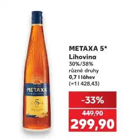 Kaufland Metaxa 5 nabídka
