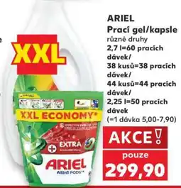 Kaufland ARIEL Prací gel/kapsle nabídka