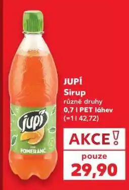 Kaufland Jupí sirup nabídka