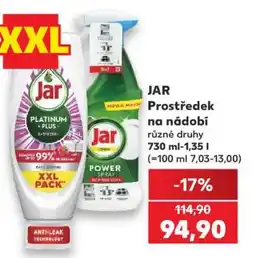 Kaufland Jar prostředek na nádobí nabídka
